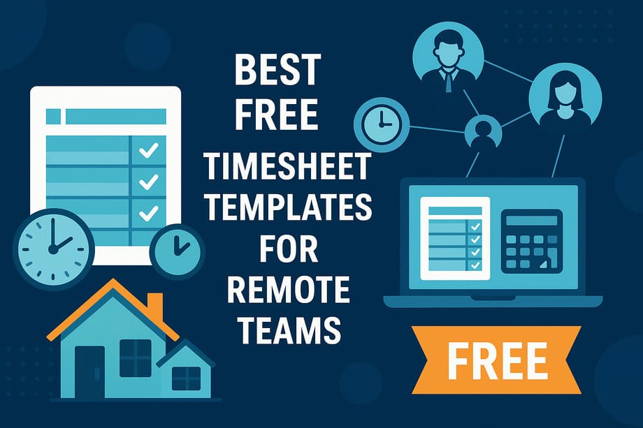 Best Free Time Sheet Templates for Remote Teams (Excel & Google Sheets)
